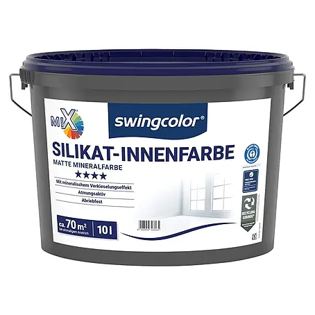swingcolor Mix Wandfarbe Silikat-Innenfarbe zum Mischen lassen