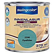swingcolor Holzlasur Innenlasur (Opalblau, 375 ml, Seidenmatt) | BAUHAUS