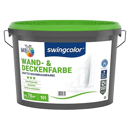 swingcolor Mix Wandfarbe Wand- & Deckenfarbe zum Mischen lassen