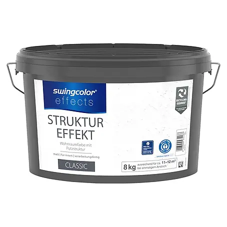swingcolor effects Dekoputz Struktur-Effekt Wohnraumfarbe mit Putzstruktur