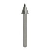 Dremel Fräsmesser Mod. 125 (Durchmesser Kopf: 6,4 mm, Kegelkopf, Hartmetall, 2 Stk.)