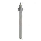 Dremel Fräsmesser 125 (Durchmesser Kopf: 6,4 mm, Kegelkopf, Hartmetall, 2 Stk.)