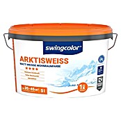 swingcolor Wandfarbe (Schneeweiß, 5 l, Matt, Konservierungsmittelfrei)