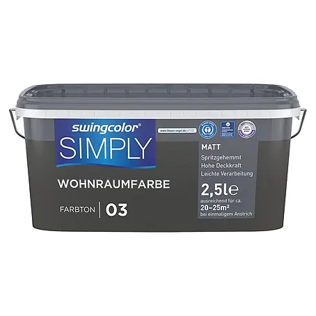 swingcolor  Wandfarbe SIMPLY