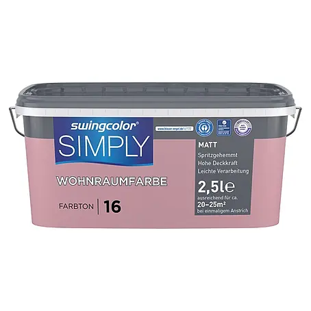 swingcolor  Wandfarbe SIMPLY