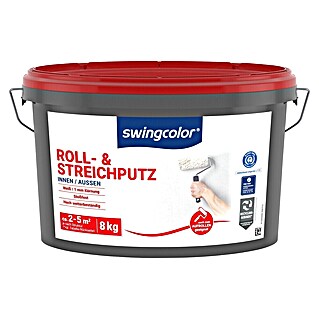 swingcolor Dekoputz Roll- & Streichputz (Weiß, Körnung: 1 mm, 8 kg)