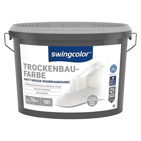 swingcolor  Wandfarbe Trockenbaufarbe