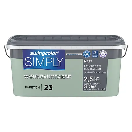 swingcolor  Wandfarbe SIMPLY