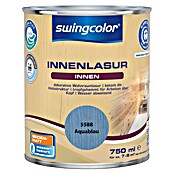 swingcolor Holzlasur Innenlasur (Aquablau, 750 ml, Seidenmatt) | BAUHAUS