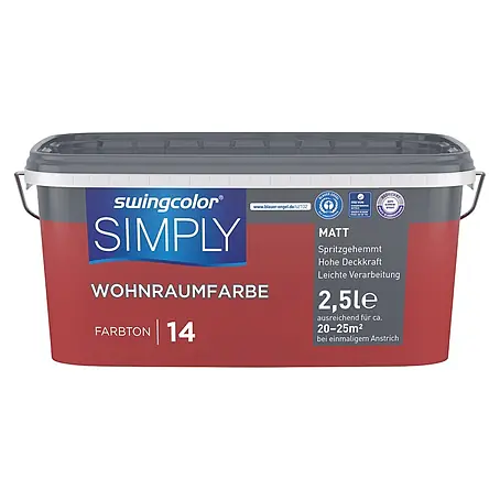 swingcolor  Wandfarbe SIMPLY