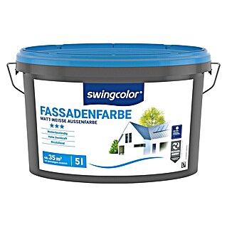 swingcolor Dispersionsfassadenfarbe (Weiß, 5 l)