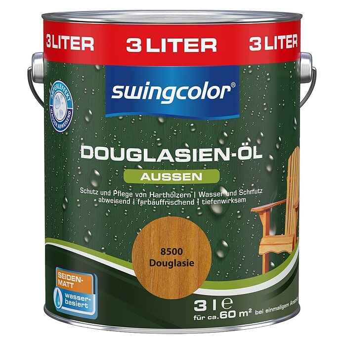 swingcolor Douglasien-Öl (Douglasie, 3 l, Seidenmatt) | BAUHAUS