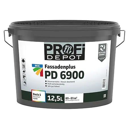 Profi Depot Mix Dispersionsfassadenfarbe Fassadenplus PD 6900 zum Mischen lassen