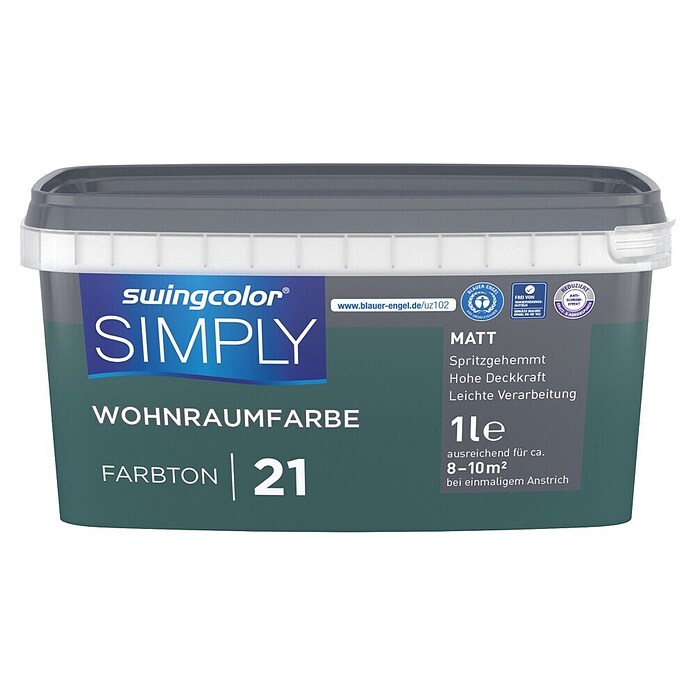 swingcolor Wandfarbe SIMPLY (Nr. 21, 1 l) | BAUHAUS
