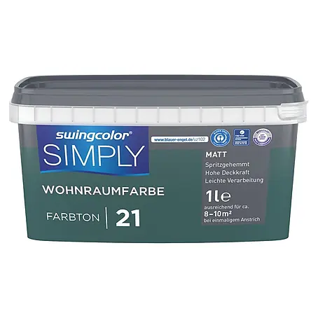 swingcolor  Wandfarbe SIMPLY