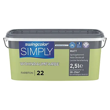 swingcolor  Wandfarbe SIMPLY