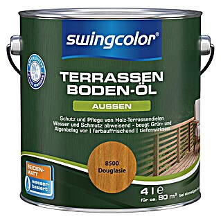 swingcolor Holzöl Terrassenboden-Öl (Douglasie, 4 l, Seidenmatt)