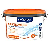 swingcolor Wandfarbe (Schneeweiß, 2,5 l, Matt, Konservierungsmittelfrei)