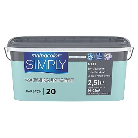swingcolor  Wandfarbe SIMPLY