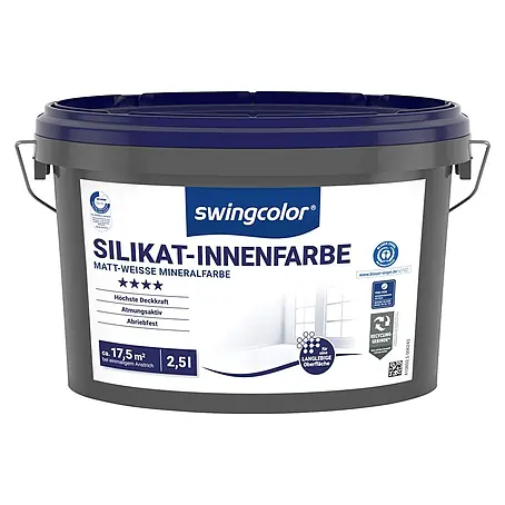 swingcolor  Wandfarbe Silikat-Innenfarbe