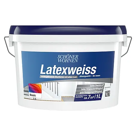 SCHÖNER WOHNEN-Farbe Mix Latexfarbe Latexweiß zum Mischen lassen