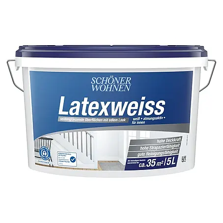 SCHÖNER WOHNEN-Farbe  Latexfarbe Latexweiß