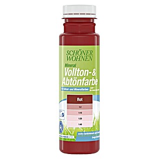 SCHÖNER WOHNEN-Farbe Vollton- & Abtönfarbe Silikat (Rot, Matt, 250 ml)