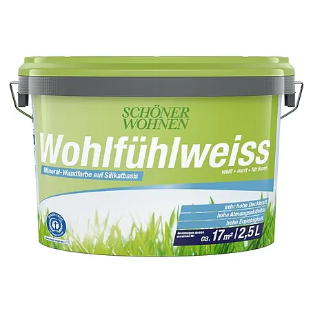 SCHÖNER WOHNEN-Farbe  Wandfarbe Wohlfühlweiß