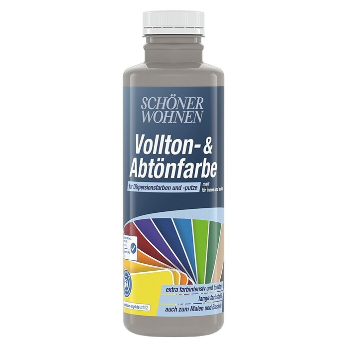 Schöner Wohnen Vollton- & Abtönfarbe (Lavagrau, 500 ml)