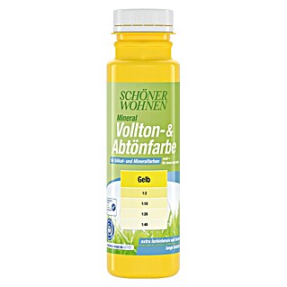 SCHÖNER WOHNEN-Farbe Vollton- & Abtönfarbe Silikat (Gelb, Matt, 250 ml)