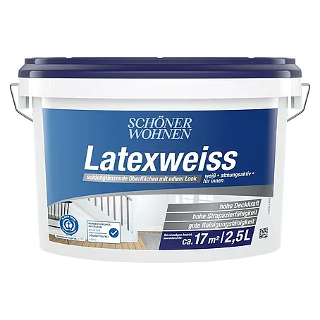 SCHÖNER WOHNEN-Farbe  Latexfarbe Latexweiß