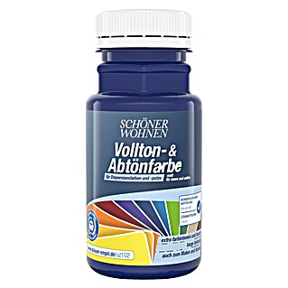 SCHÖNER WOHNEN-Farbe Vollton- & Abtönfarbe (Blau, Matt, 125 ml)