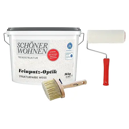 SCHÖNER WOHNEN-Farbe Trendstruktur Dekoputz Feinputz-Optik Strukturfarbe