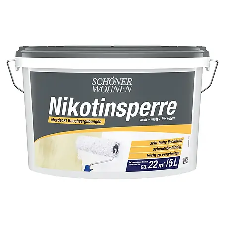 SCHÖNER WOHNEN-Farbe  Nikotinsperre