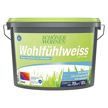 SCHÖNER WOHNEN-Farbe Mix Wandfarbe Wohlfühlweiß zum Mischen lassen