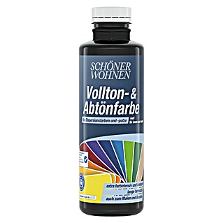 SCHÖNER WOHNEN-Farbe Vollton- & Abtönfarbe (Schwarz, Matt, 500 ml)