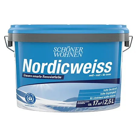 SCHÖNER WOHNEN-Farbe  Wandfarbe Nordicweiß