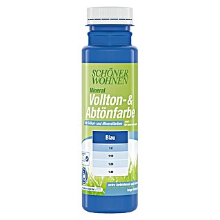 SCHÖNER WOHNEN-Farbe Vollton- & Abtönfarbe Silikat (Blau, Matt, 250 ml)