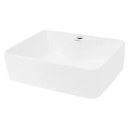 LuxeBath Waschbecken Keramik Design Waschtisch 480x380x140 mm Spülbecken