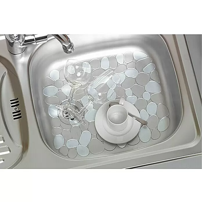 Wenko Spülbeckeneinlage Stone - L x B: 26 x 31 cm, Transparent - Anwendungsbeispiel