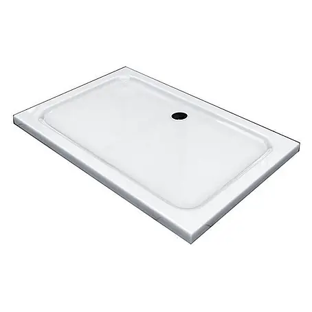 Glaszentrum Hagen  Duschwanne Acryla 120x90x5 cm Duschtasse Rechteck + Siphon
