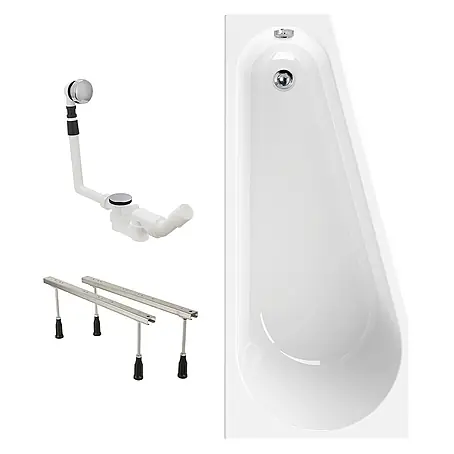 Calmwaters  Raumsparbadewanne Essential Small
