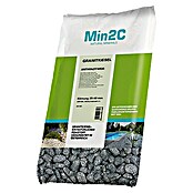 Min2C Granitkiesel (Anthrazit/Weiß, Maße Stein: 25 - 40 mm, Granit)