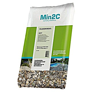 Min2C Dekorativni riječni kamen (Više boja, 8 mm - 16 mm, 25 kg)