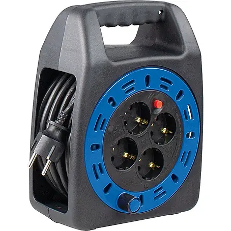 as - Schwabe Kabelbox Kabeltrommel 15m 230V H05VV-F 3G1,5 IP20