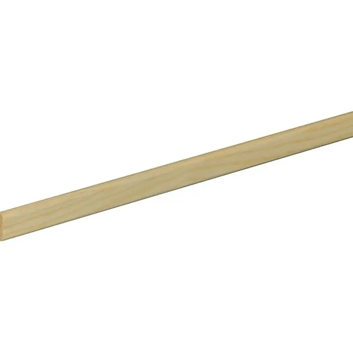 Profiles and more Abschlussleiste - L x B x H: 100 cm x 19 mm x 4 mm, Fichte/Kiefer - Holzrundstab aus hellem Holz, ideal für Bastelarbeiten und Modellbau. Die glatte Oberfläche lässt sich gut bearbeiten und bemalen.