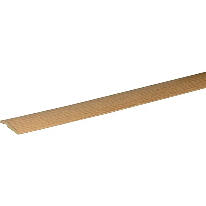 Profiles and more Übergangsprofil UPK07 - Buche, 0,9 m x 40 mm x 5 mm, Kleben - Holzfarbene Übergangsleiste zur Verbindung zweier Bodenbeläge. Die Leiste sorgt für einen sauberen Übergang und schützt die Kanten.