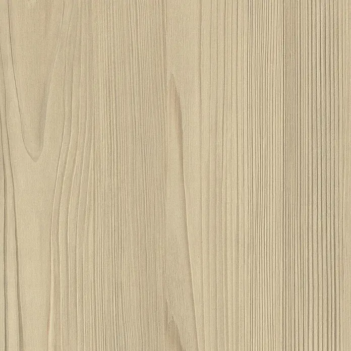 Optimum Schiebetür-Bau-Set - Lärche Natur, 180 x 250 cm - Helle Holzmaserung in Beige, mit feinen vertikalen Linien und organischen Wirbeln.