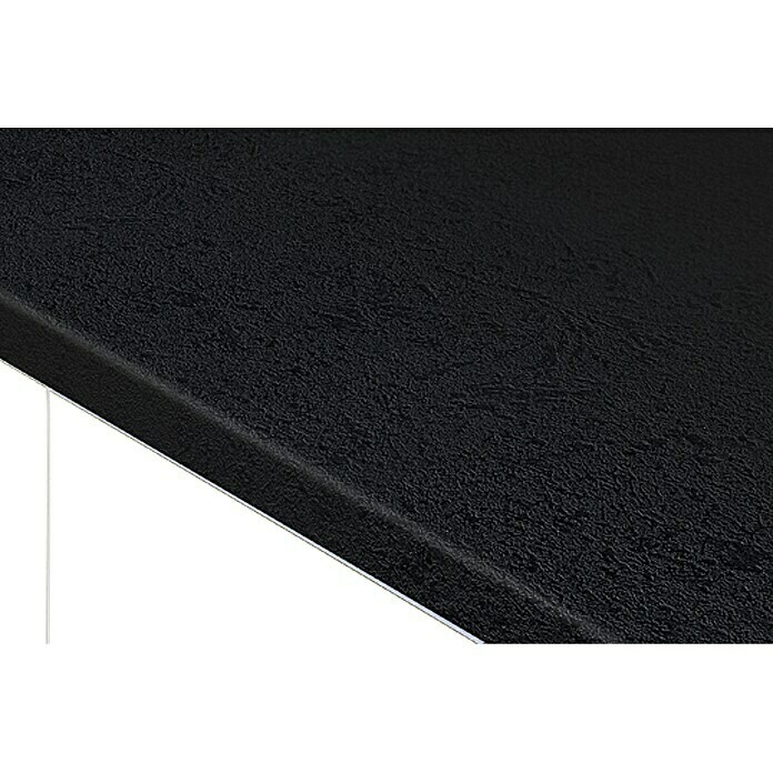 Resopal Premium Kuhinjska radna ploča po mjeri (Black, Maksimalna dimenzije rezanja: 365 cm, Debljina: 3,8 cm, Širina: 60 cm)