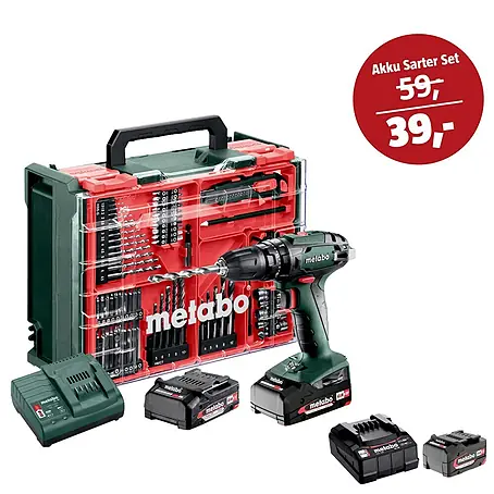 Metabo CAS 18V Maschinen-Set